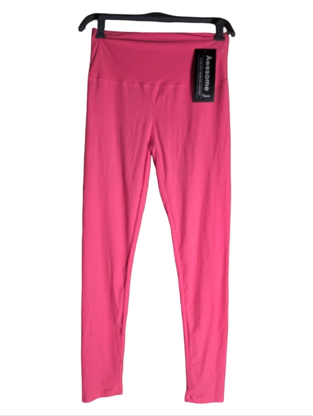 Awesome J Ultra Soft Pink High Rise Leggings One Size NWT Yoga Pants